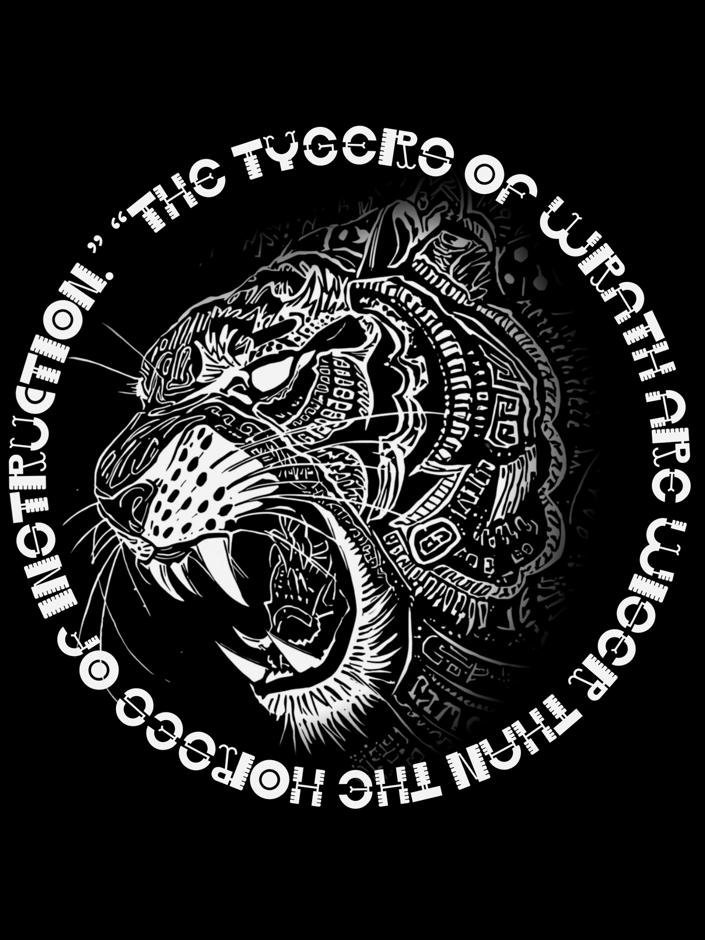 The Tygers of Wrath Pump Cover