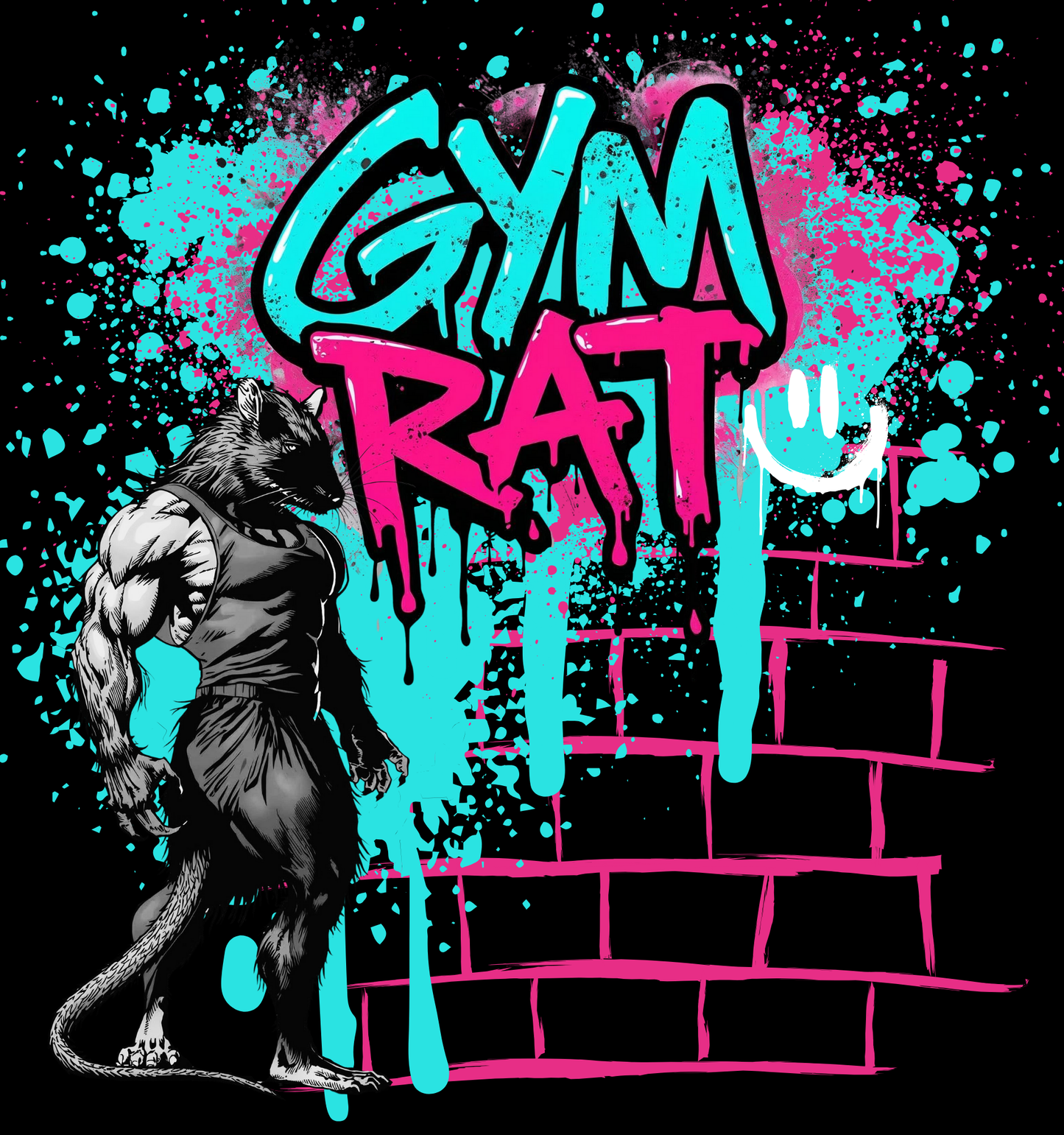 A Gym Rat Heavyweight Sunfaded Oversized Hoodie