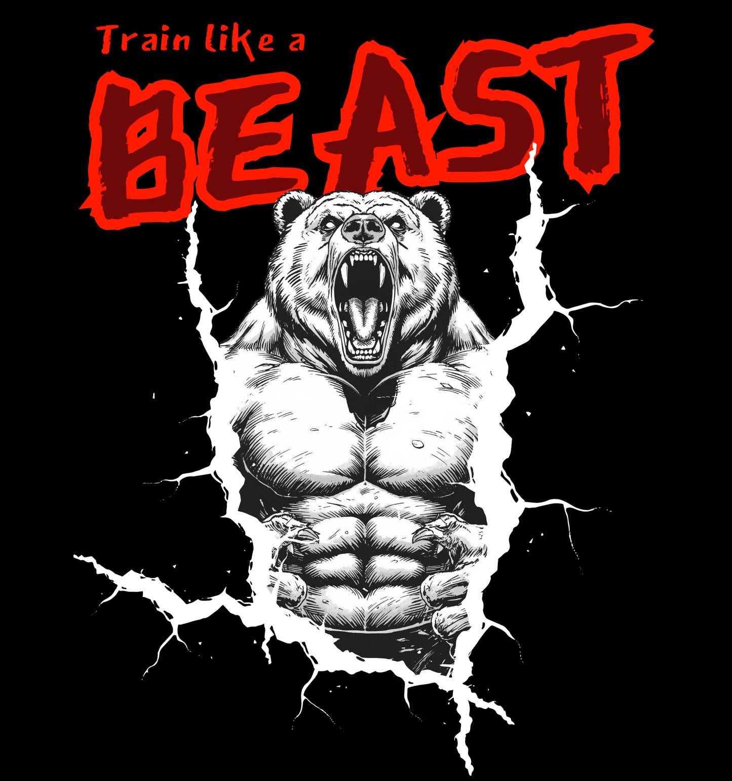 Train Like a Beast Pump Cover